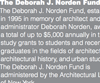 The Deborah J. Norden Fund 2008