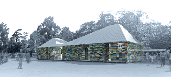 Competition for a Pavilion for the 2008 Madrid Book Fair | Claudius de Menescal Sousa Santas and Olga Cristina Sanina Carvalho