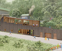 滝観洞受付施設設計プロポーザル