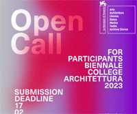 2023 Venice Architecture Biennale Opens International Call for the First-Ever Biennale College Architettura